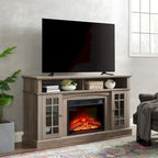 TV Stand for TVs up to 65 with Fireplace, LED Entertainment Center