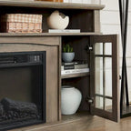TV Stand for TVs up to 65 with Fireplace, LED Entertainment Center