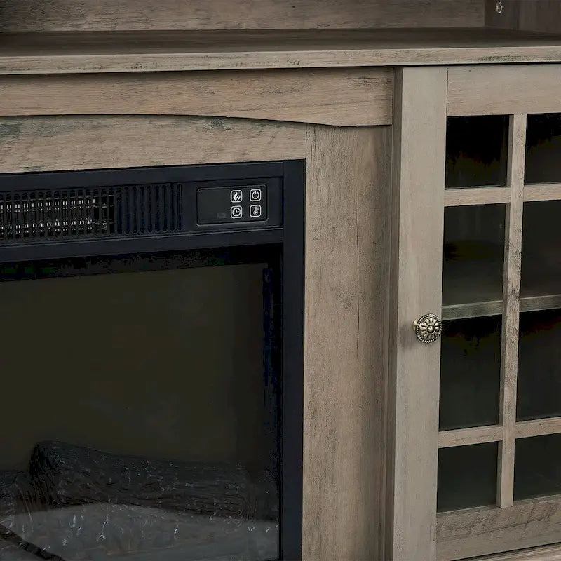 TV Stand for TVs up to 65 with Fireplace, LED Entertainment Center