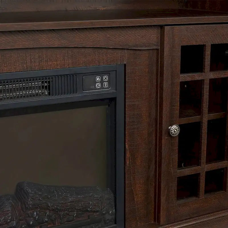 TV Stand for TVs up to 65 with Fireplace, LED Entertainment Center