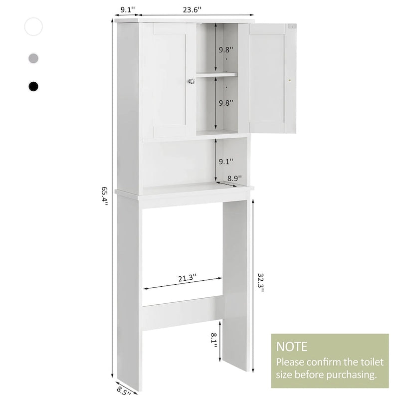 Futzca Over The Toilet Storage Cabinet