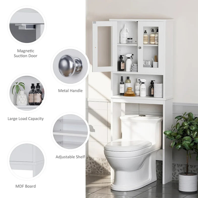 Futzca Over The Toilet Storage Cabinet