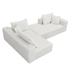 [VIDEO provided] [New] 109*68 Modular Sectional Living Room Sofa Set, Modern Minimalist Style Couch, Upholstered Sleeper Sofa f
