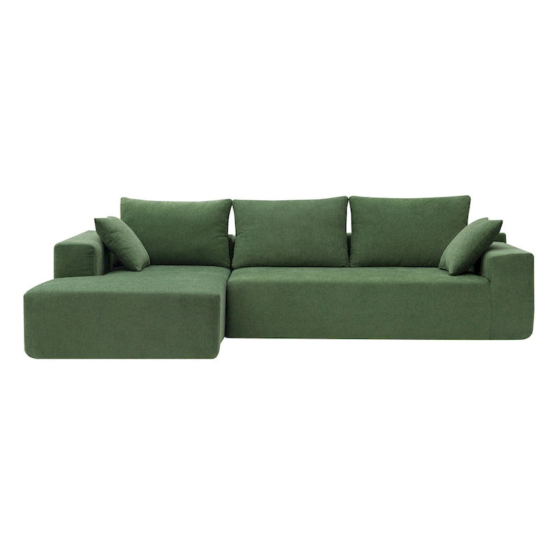 [VIDEO provided] [New] 109*68 Modular Sectional Living Room Sofa Set, Modern Minimalist Style Couch, Upholstered Sleeper Sofa f
