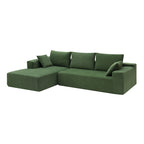 [VIDEO provided] [New] 109*68 Modular Sectional Living Room Sofa Set, Modern Minimalist Style Couch, Upholstered Sleeper Sofa f