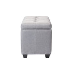 Porthos Home Vivi Fabric Flip Top Storage Bench