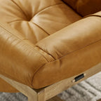 Art Leon Genuine Leather Lounge Chair