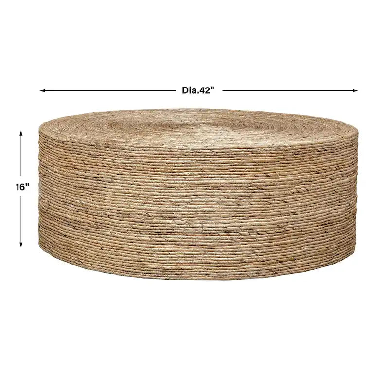 Uttermost Rora Woven Round Coffee Table