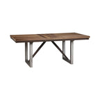 Holloway Natural Walnut and Grey 7-piece Dining Set