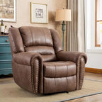 Overstuffed Manual Standard Recliner Chair Sofa