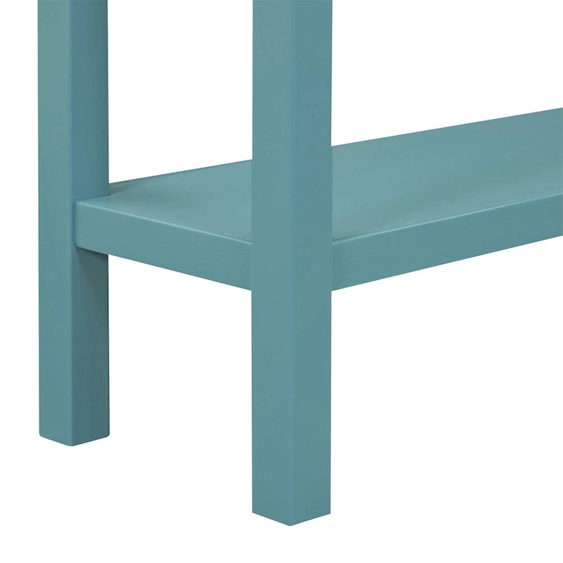 Merax 60 Long Console Table with Different Size Drawers and Bottom Shelf