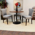 Carolina Living Alden Wood Top 36 Round Dining Table