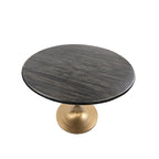 Carolina Living Alden Wood Top 36 Round Dining Table