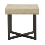 Eldersley Wood Finish End Table with One Drawer by
