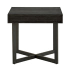 Eldersley Wood Finish End Table with One Drawer by