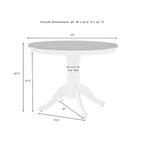 Crosley Shelby Round Dining Table - 42 W x 42 D x 30.5 H