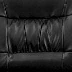 Upholstered Tufted Executive Reception Chair with Padded Arms - 23.25W x 26D x 36H