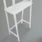 Spacesaver Solid Wood Over The Toilet Rack with Shelves - N/A
