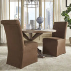 Potomac Slipcovered Rolled Back Parsons Chairs (Set of 2) by iNSPIRE Q Artisan