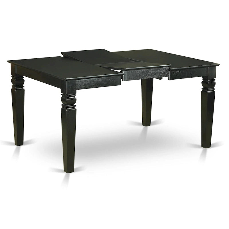 East West Furniture 7 Piece Kitchen Table & Chairs Se- a Dining Table and 6 Dining Chairs(Finish Options)