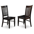 East West Furniture 7 Piece Kitchen Table & Chairs Se- a Dining Table and 6 Dining Chairs(Finish Options)