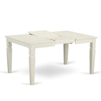 East West Furniture 7 Piece Kitchen Table & Chairs Se- a Dining Table and 6 Dining Chairs(Finish Options)