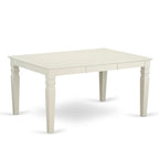 East West Furniture 7 Piece Kitchen Table & Chairs Se- a Dining Table and 6 Dining Chairs(Finish Options)