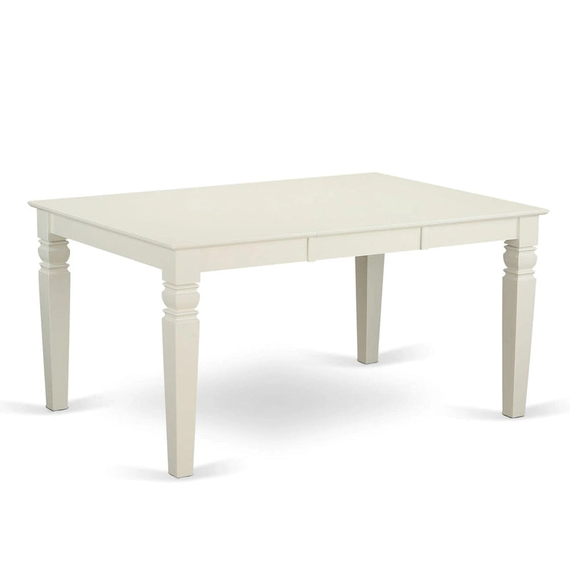 East West Furniture 7 Piece Kitchen Table & Chairs Se- a Dining Table and 6 Dining Chairs(Finish Options)