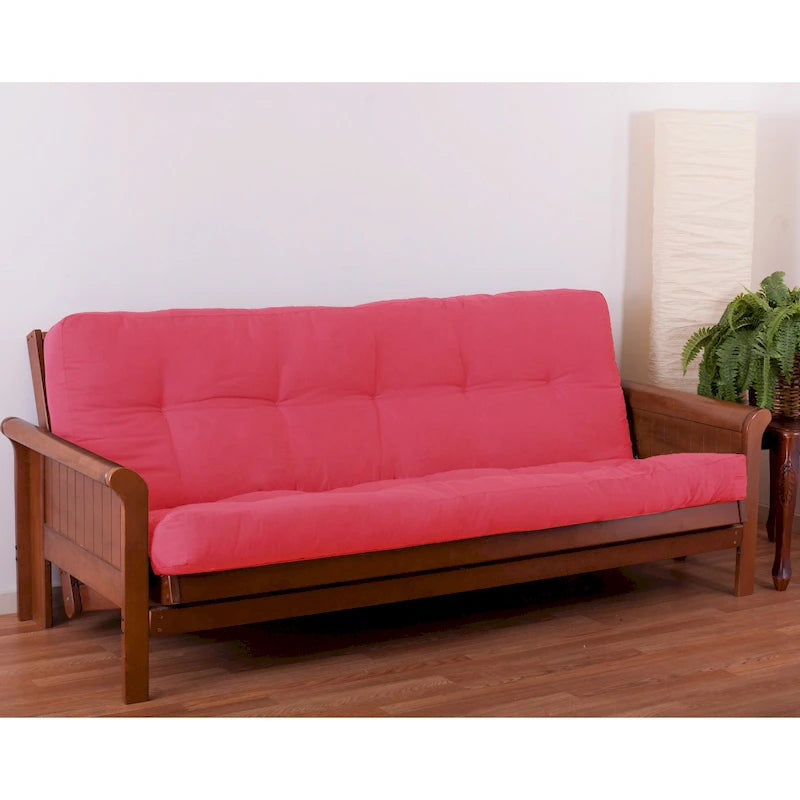 6-inch Thick Twill Futon Mattress (Twin, Full, or Queen)