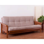 6-inch Thick Twill Futon Mattress (Twin, Full, or Queen)