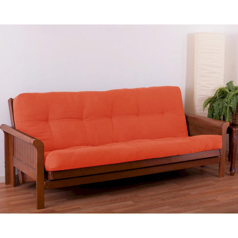 6-inch Thick Twill Futon Mattress (Twin, Full, or Queen)
