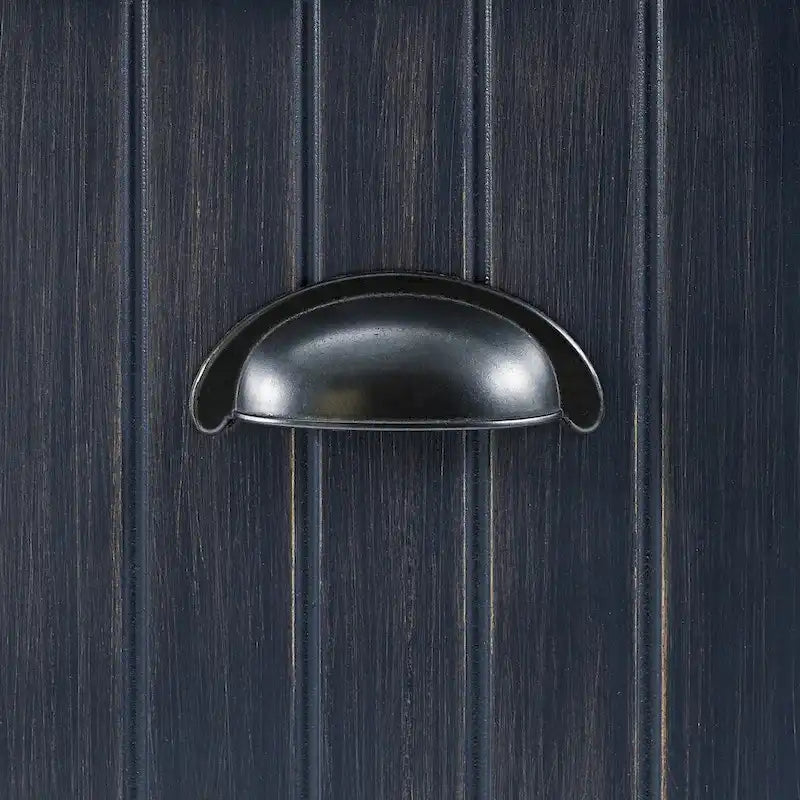Crosley Seaside Hall Tree In Distressed Navy Finish