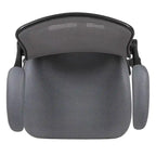 Mid-Back Mesh Ergonomic Drafting Chair with Foot Ring and Flip-Up Arms