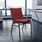 4 Pack Heavy Duty Stack Chair - 21D x 19.75W x 31.25H
