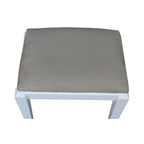 Solid Wood Vanity Table with Vanity Bench (Snow White Finish)
