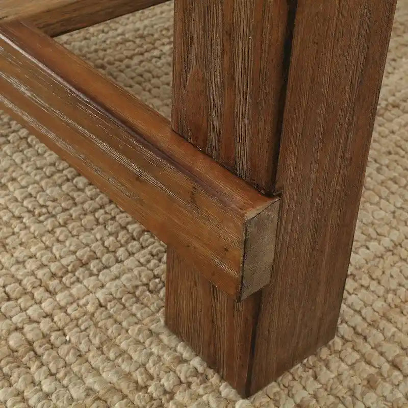 Furniture of America Tays Rustic Brown 60-inch Solid Wood Counter Height Table
