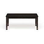 Furniture of America Tays Contemporary Black Solid Wood Dining Table