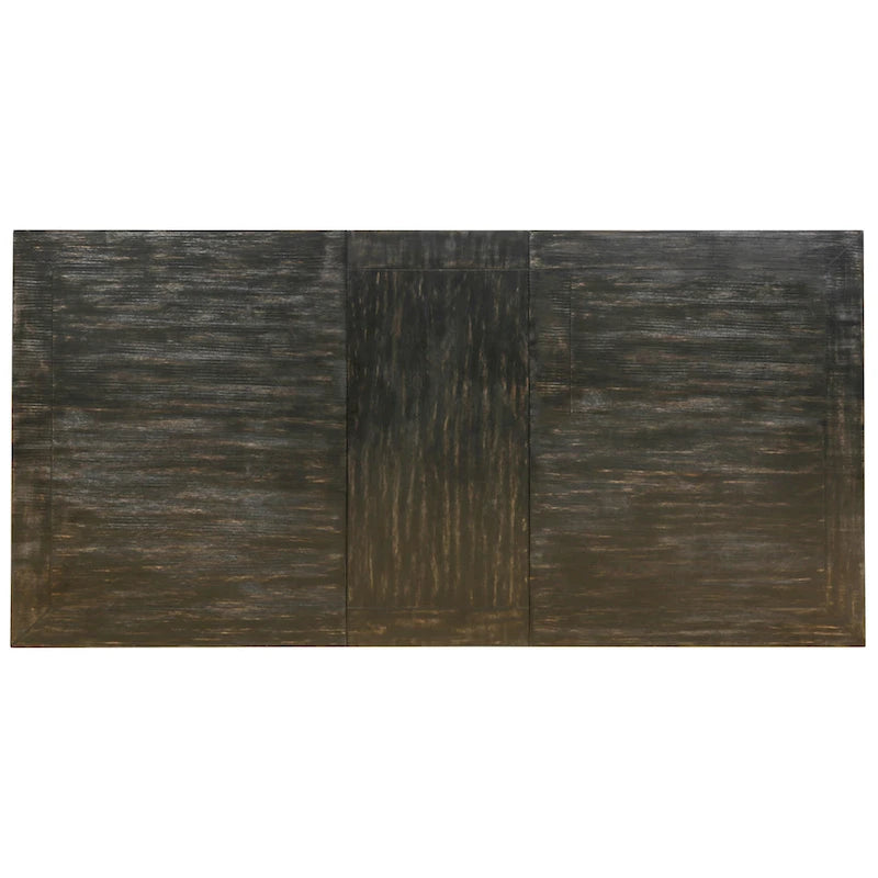 Furniture of America Tays Contemporary Black Solid Wood Dining Table