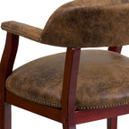 Conference Chair with Accent Nail Trim and Casters