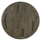 Roundhill Furniture The Gray Barn Spring Mount 5-piece Round Dining Table Set with Cross Back Chairs
