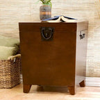  Liatris Espresso Trunk Side Table