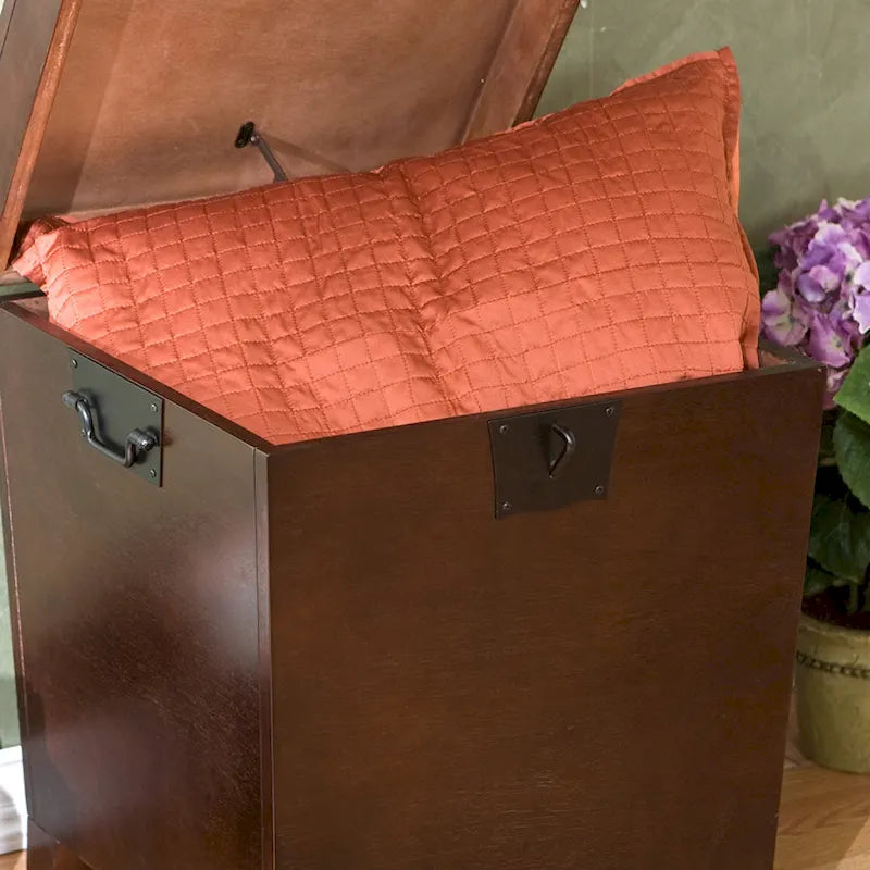 Liatris Espresso Trunk Side Table