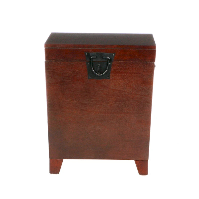 Liatris Espresso Trunk Side Table