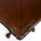 Carpia Traditional Brown Cherry Wood 9-Piece Dining Set by Furniture of America