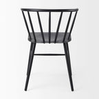 Colin Black Metal Dining Chair - 21.2W x 21.2D x 30.3H