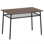 Steel Frame 6-Piece Modern Dining Set for Kitchen