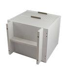 Manhattan Comfort Granville Mid Century Solid Wood 2 Drawer Nightstand Set of 2