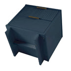 Manhattan Comfort Granville Mid Century Solid Wood 2 Drawer Nightstand Set of 2