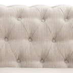 Morden Fort Loveseat Tufted Upholstered Chesterfield Two-seater Sofa Couch