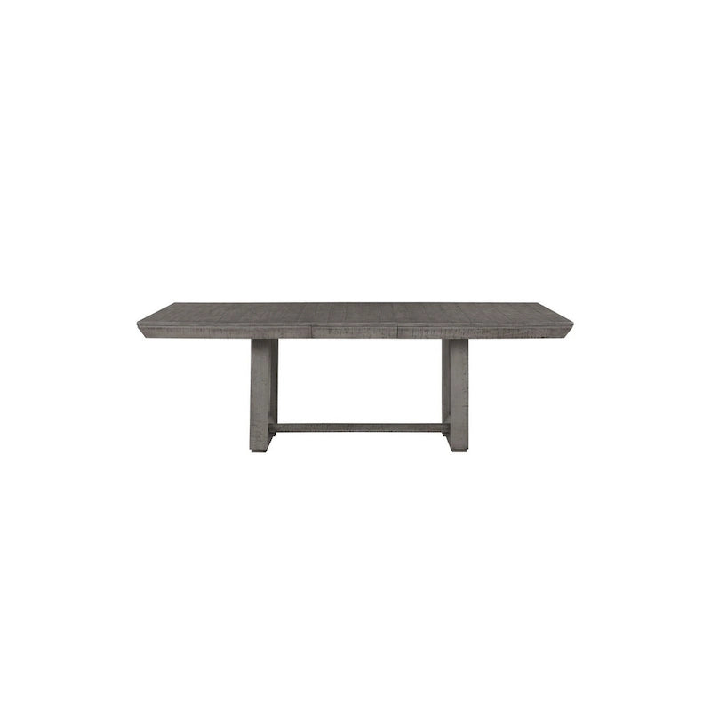 Ferrara Gray Rustic Modern Fabric Dining Room Set